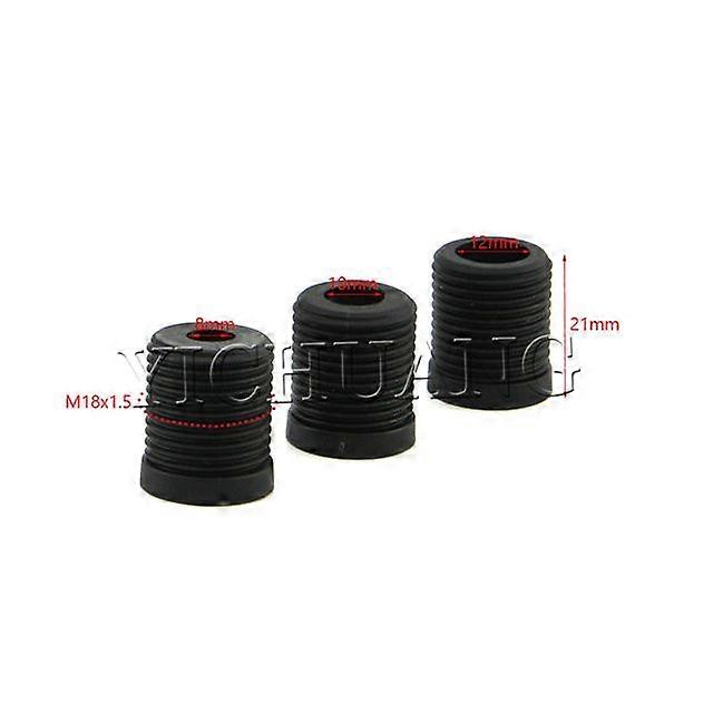 3pcs M8 M10 M12  Car Gear Shift Knob Head Thread Adapter Nuts Insert Set
