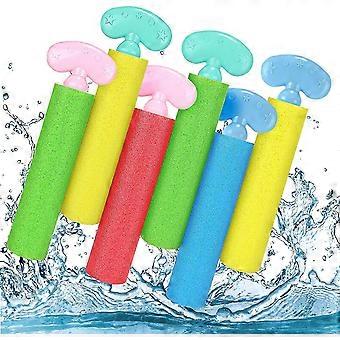 Waterpistool, 6 Pack Kleurrijke Schuim Water Rifle voor kinderen, Water Speelgoed Zwembad Speelgoed voor Volwassenen Jongens Meisjes Zomer Outdoor