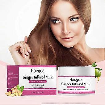 Ginger Milk Hair Mask, Ginger Infused Milk Hair Mask, Deep Conditioning Hair Mask For Dry Damaged Hair And Growth