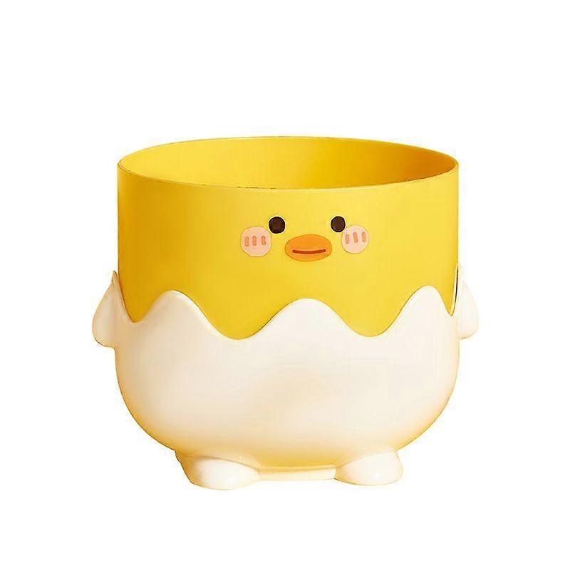 Cute Mini Duck Desktop Bin, Small Plastic Trash Can
