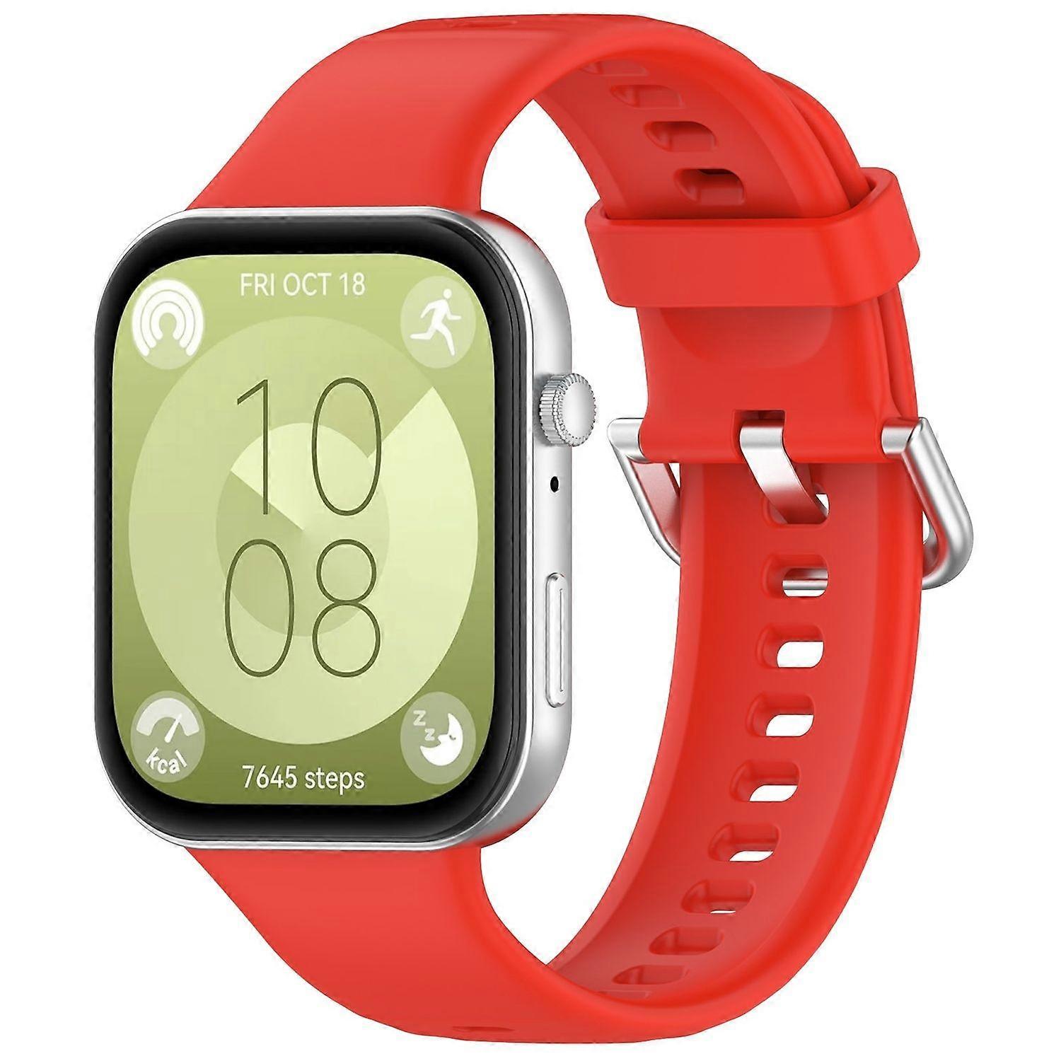 Smartwatch band for Huawei Watch Fit 5.4 / 5.4 Pro / 3, high-quality silicone, red