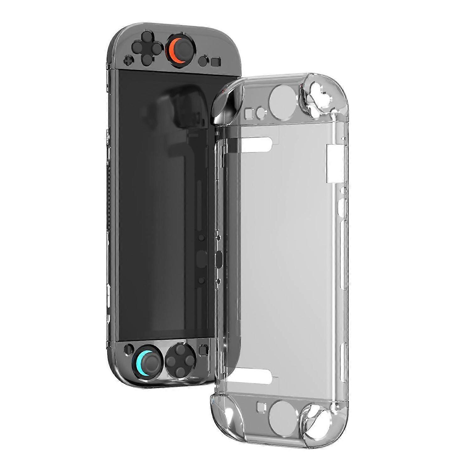 For Nintendo Switch 2 Split Gamepad Crystal Plastic Case Cover Transparent