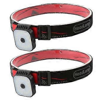 2 Pack Running Lights compatible with Runners, Mini Clip on Flashlight , Rechargeable LED Lights compatible with Night Walking, Hiking, Jogging