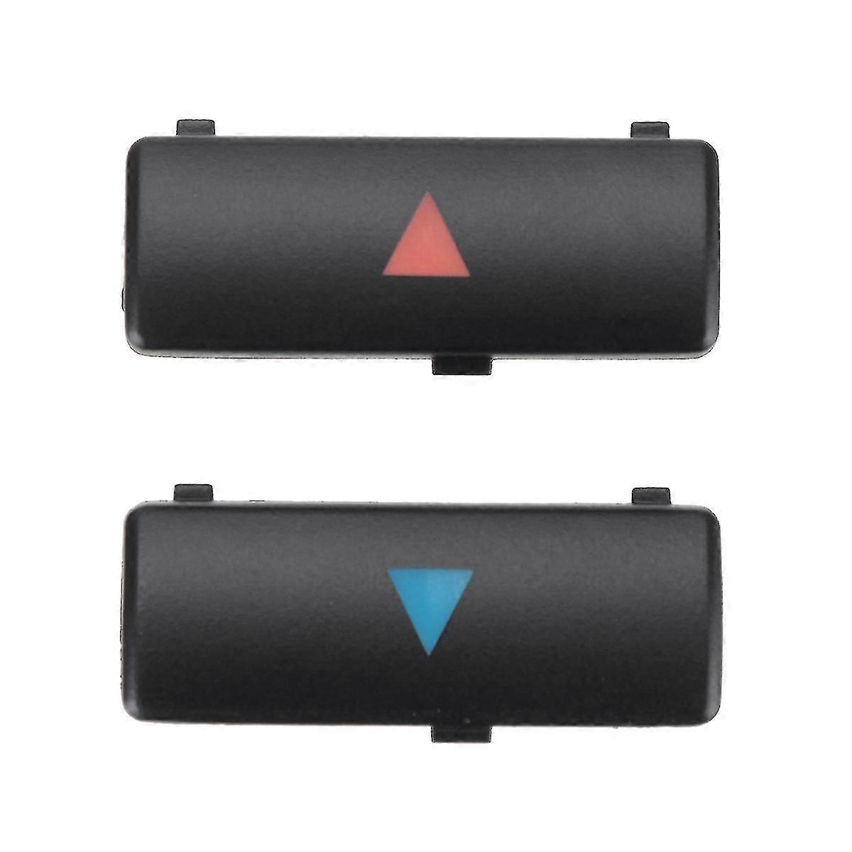 2pcs Car Air Conditioner A / C Temperature Control Panel Switch Button Key Cover For X5 E39 E53 525