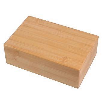 1pc Natürlicher Bambus Yoga Brick Yoga Tanz Training Praxis Hilfswerkzeug Holzziegel für Heimfitness