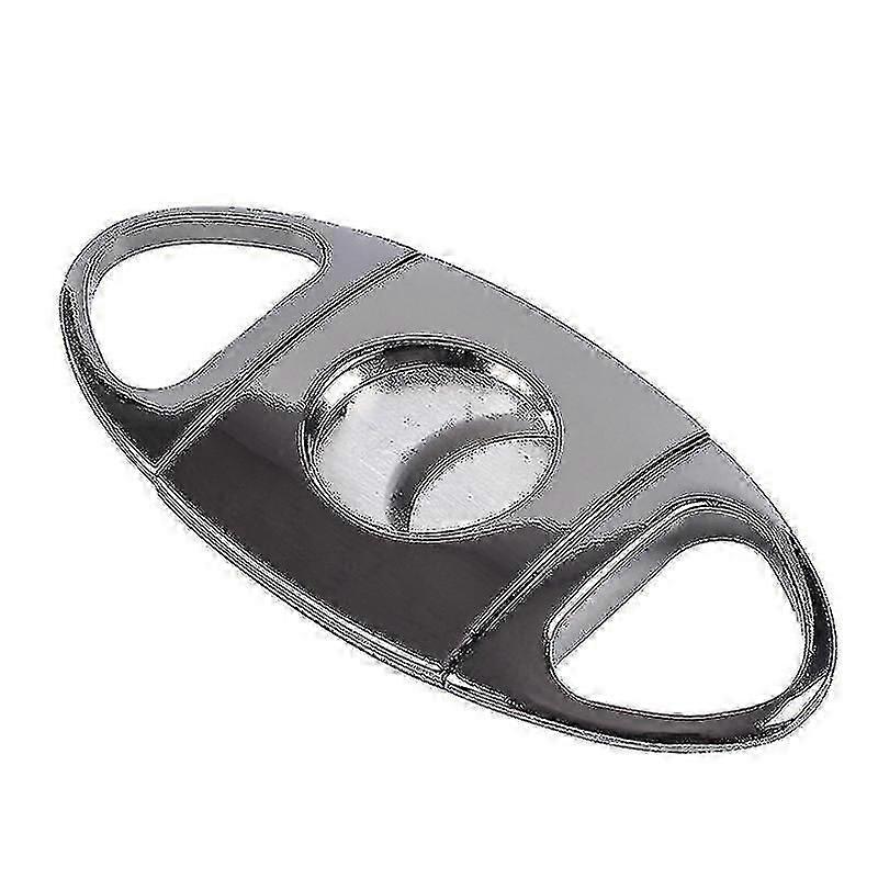 Sølv farve rustfrit stål Cigar Cutter