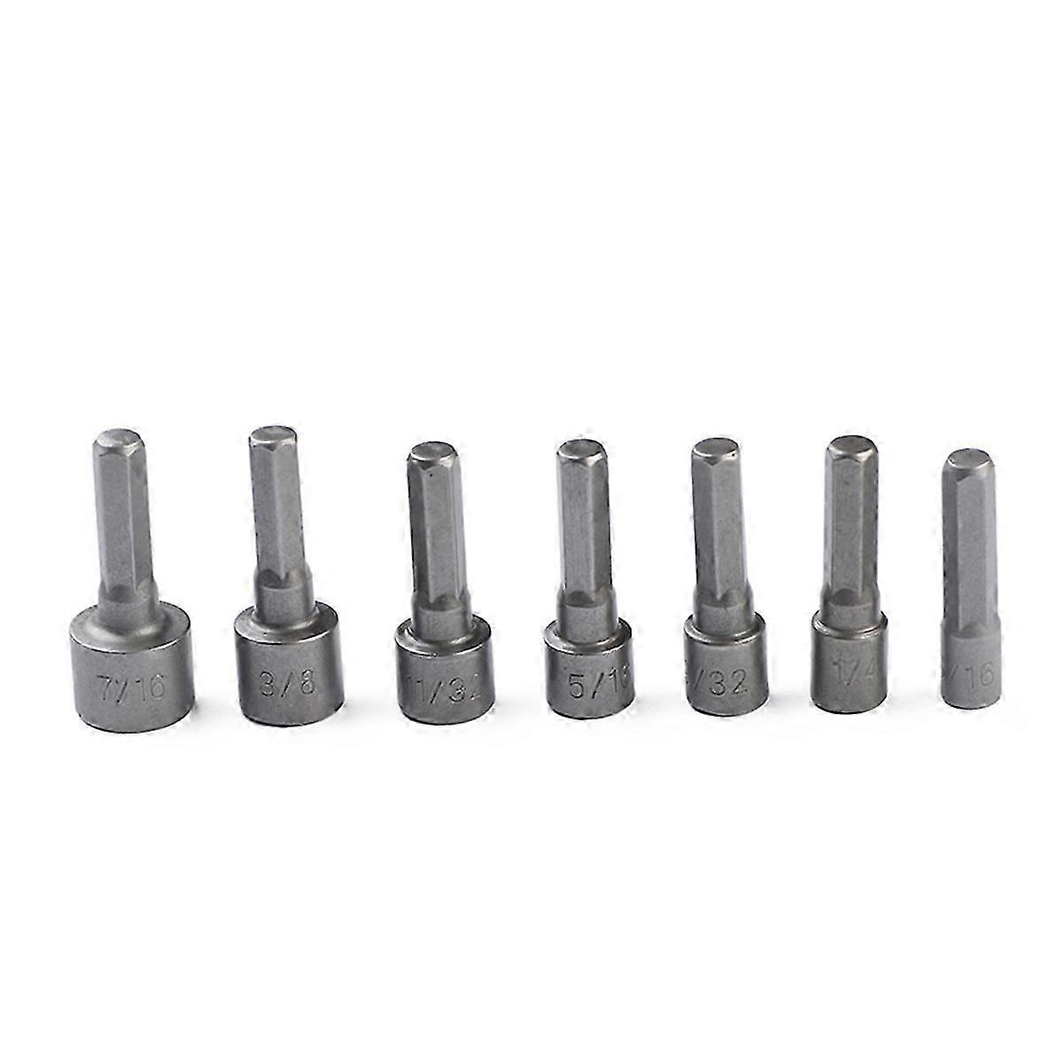 Industrial Machine Tool Socket Nut Socket Set Chrome-Vanadium Steel 14Pcs,x