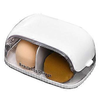 Clear Dustproof Makeup Sponge Holder Case for Travel, Transparent Storage Box for Beauty Blender