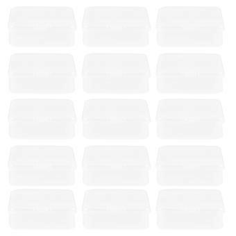 Fake Nail Tips Holder Nail Storage Box for 64Pcs Transparent Pieces