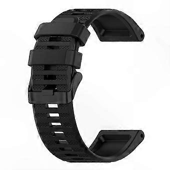 Garmin Fenix 3 26mm horisontal tekstur silikon klokkerem med fjerningsverktøy