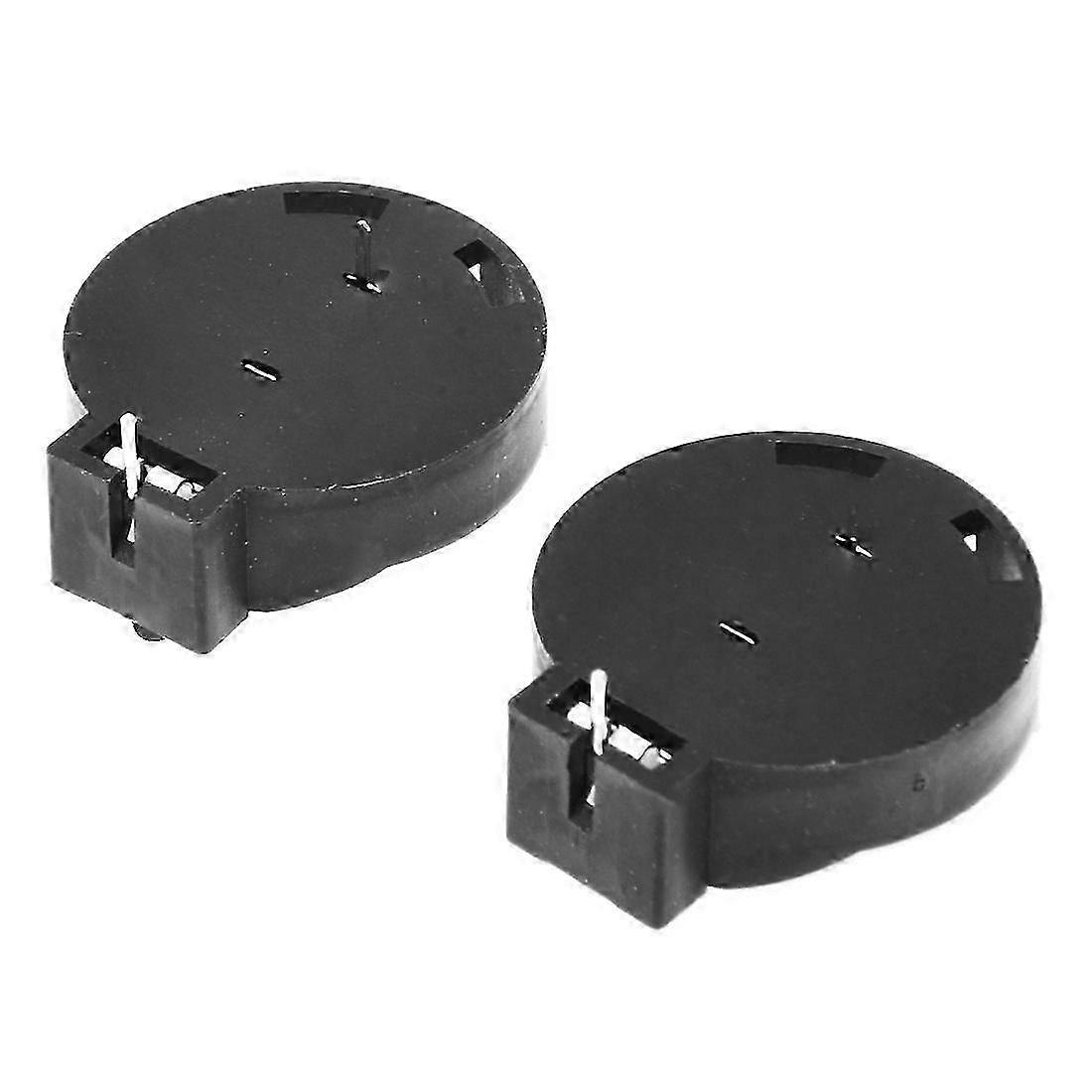 2 Pcs CR2450 Coin Cell Button Battery Socket Holder Case 2 Pins