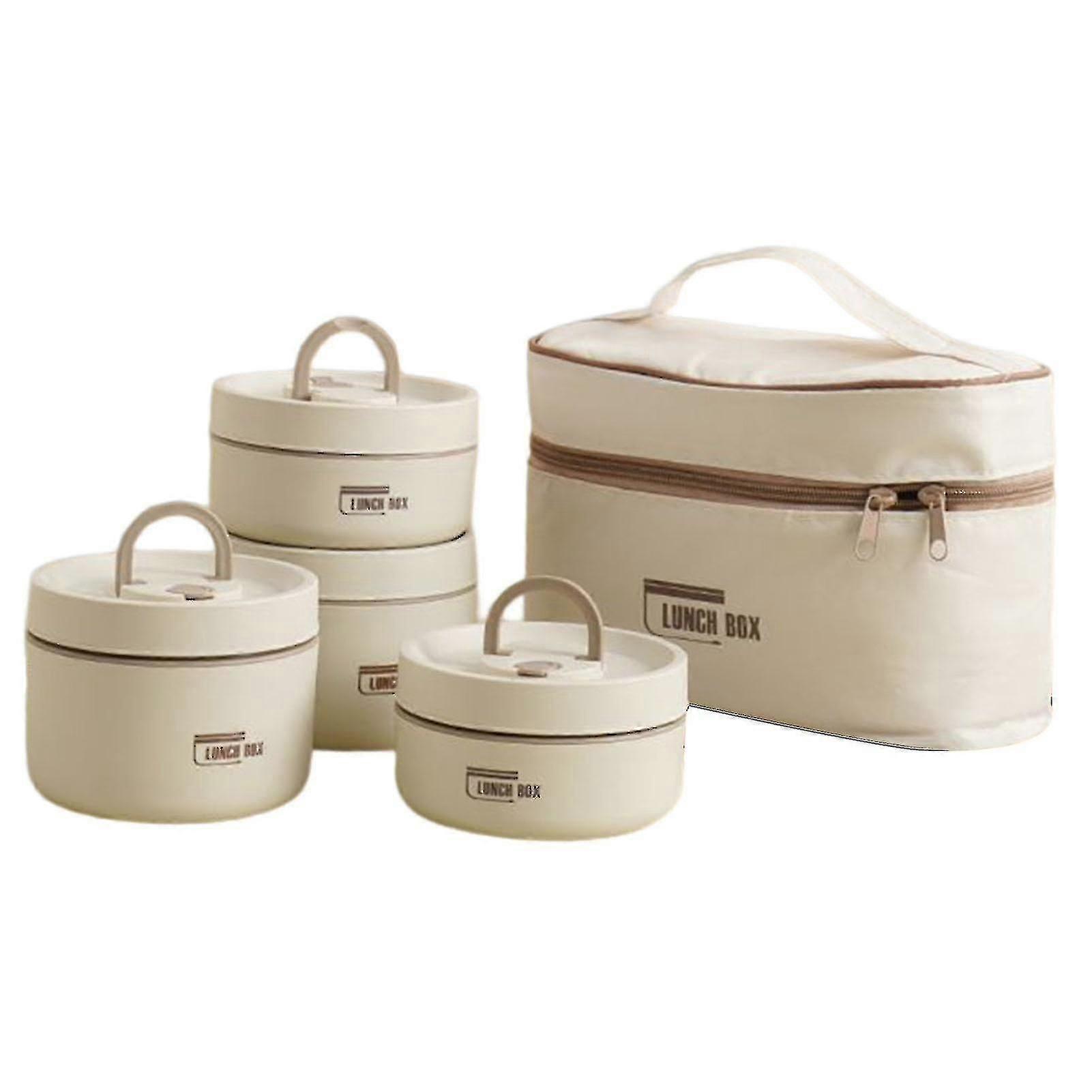 Portable Insulated Lunch Container Set Multi-layer Combination Picnic Lunch Box