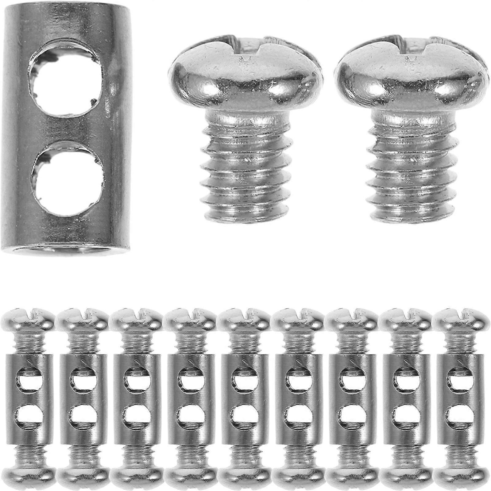 Silver Cable Clamp Wire Rope Cable Clamp Replacement Fastener 40Pcs