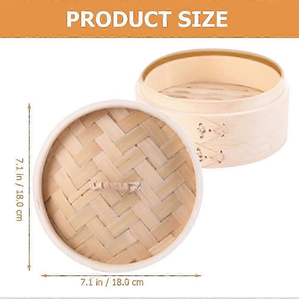 Practical Bamboo Steamer Cooking Tool for Kitchen Steaming 1Set