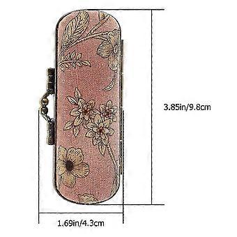Elegant Lipstick Holder Delicate Women Lipstick Case with Mirror Retro Lipstick Organizer OCD