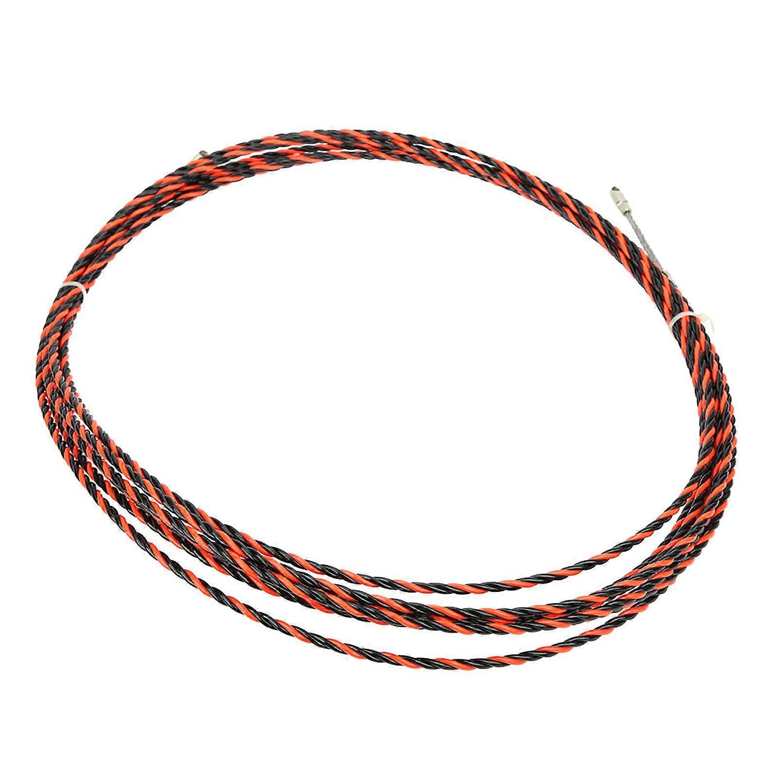Electrical Wire Threader Electrician Threading Device with 2 Cable Fasteners15M