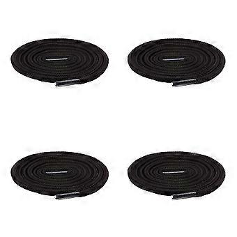 4Pcs Polyester Round Shoelaces 5mm Thick for Work Boots and Hiking Shoes Sneakers Strings Multiple Colors Available