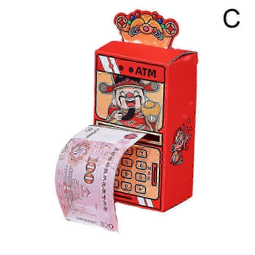ATM-Themed Red Pull-Out Envelope