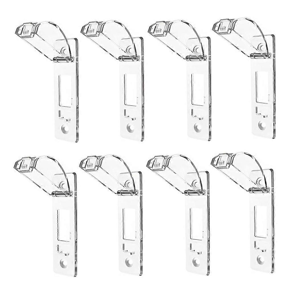 8 Pcs Light Switch Guard, Clear Light Switch Lock, Light Switch Cover Guard, Child Proof Light Switch Cover