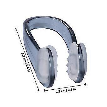 Swimming Nose Clip Nose Protection for Swimming Use 2Pcs Black