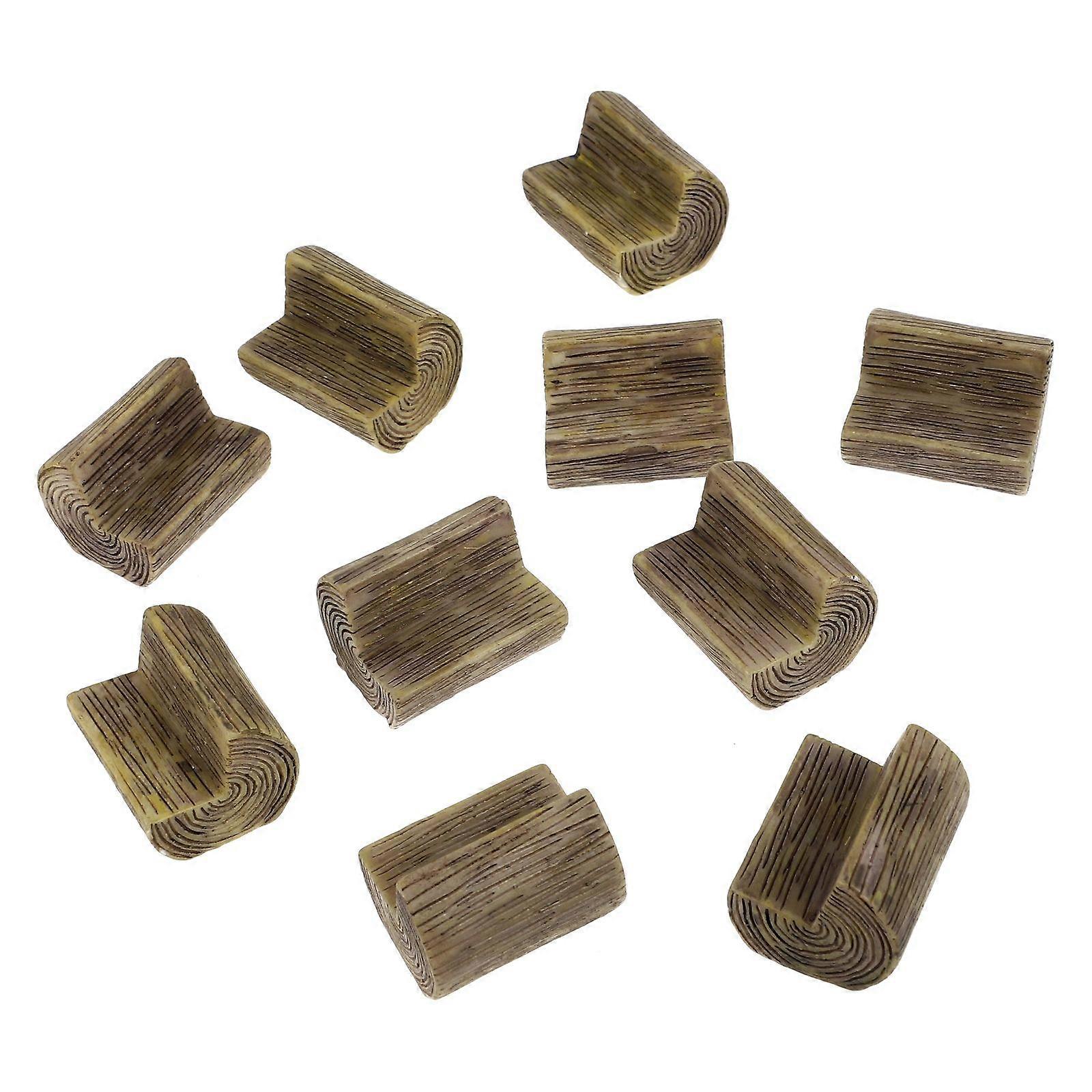 Mini Base Resin Micro-Scene Display Base for DIY Making 20Pcs