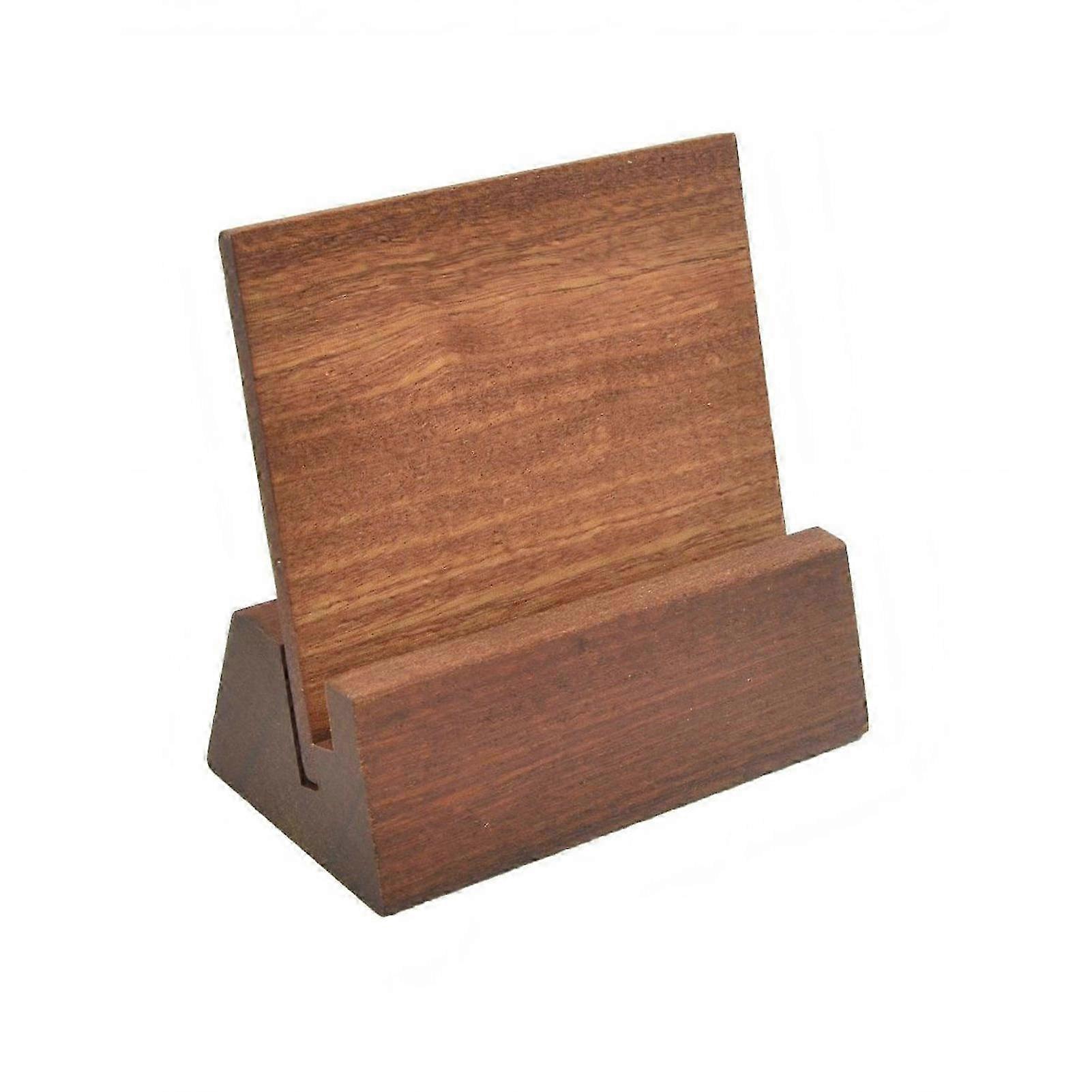Beech Wooden Place Card Holder Rustic