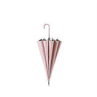 Windproof Travel Umbrella for Women, Automatic Folding Parasol with Fiberglass Frame and UV Protection