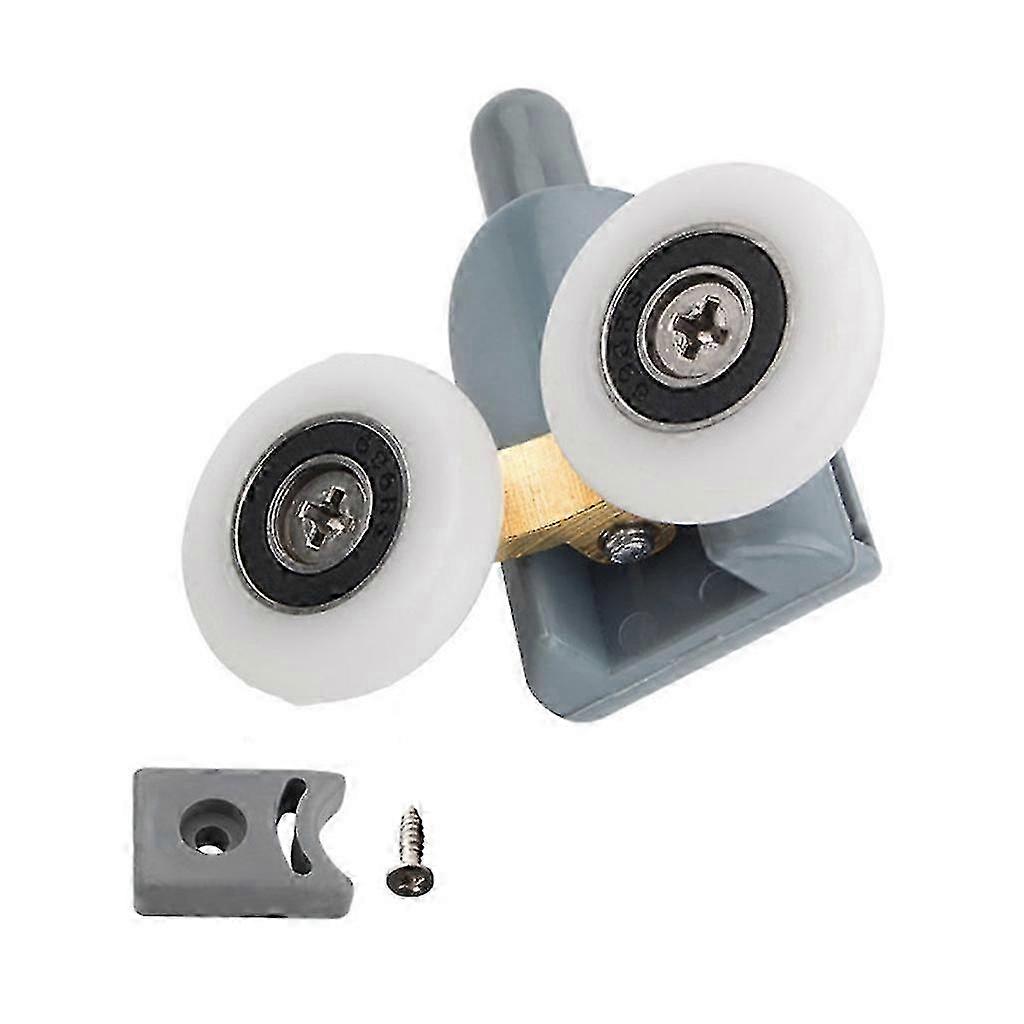 Adjustable Cabins Pulley Rollers Shower Door Wheels Nylon Upper Bottom Rollers, a