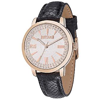Just Cavalli horloges klasse j Quartz analoge vrouwen horloge met koeienhuid armband R7251574502