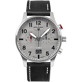Iron Annie d-Aqui Swiss Quartz Analog Man Watch with Cowskin Bracelet 5686-4