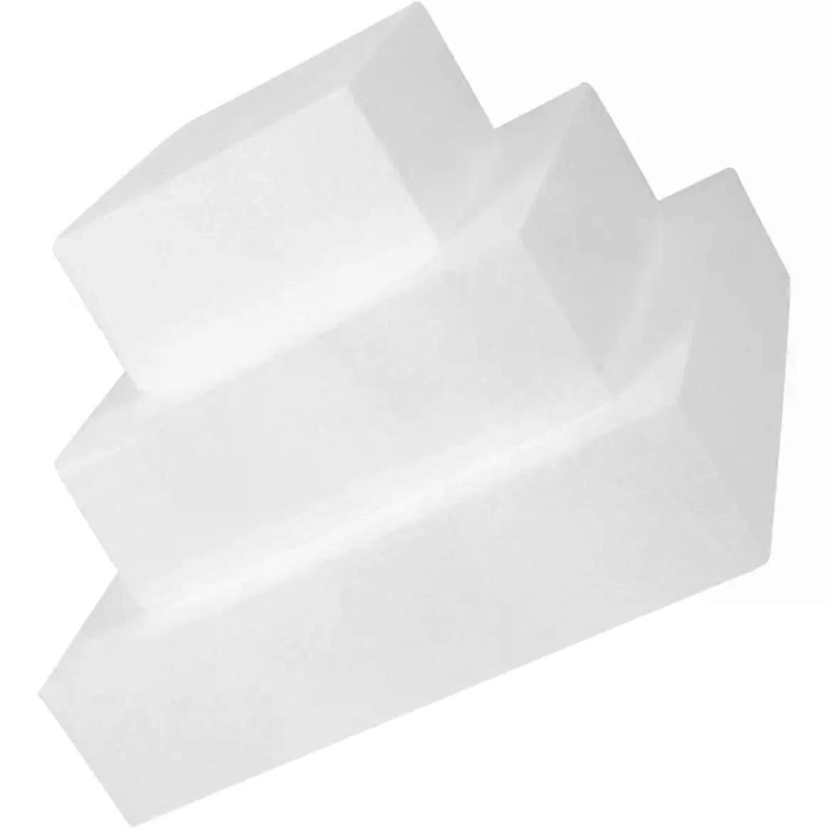 Dummies Multi-Function Foam White Square 3pcs Fake for Decoration Practice Smooth Surface for Practicing Cake Decorating
