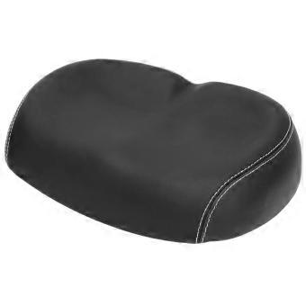 PU Leather Bicycle Saddle Widen Comfortable  Breathable Damping Soft Bike Seat CushionBlack