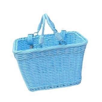 Bike Front Basket Hand Woven, Durable Children's Bicycle Storage, Front Bicycle Basket For Outdoor Family Rides-Good