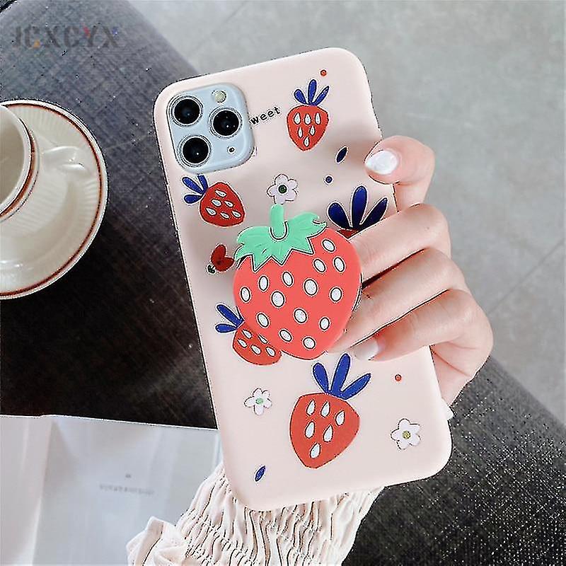 3d Cute Cartoon Fruit Avocado From Soft Silicone Phone Case