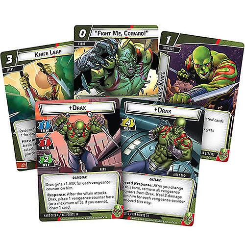 DRAX HERO Marvel Champions Living Theme Interactive Best In Unique Card Game