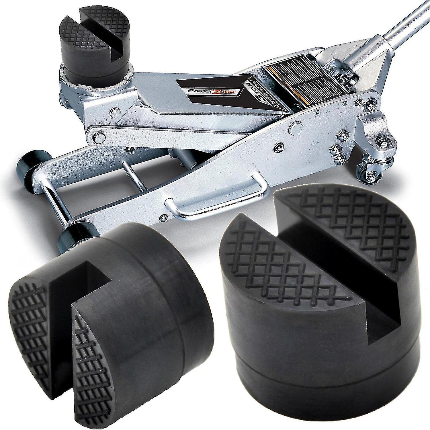 Floor Slotted Car Rubber Jack Pad Frame Protector Adapter Jacking Tool Pinch Weld Side Lifting Disk