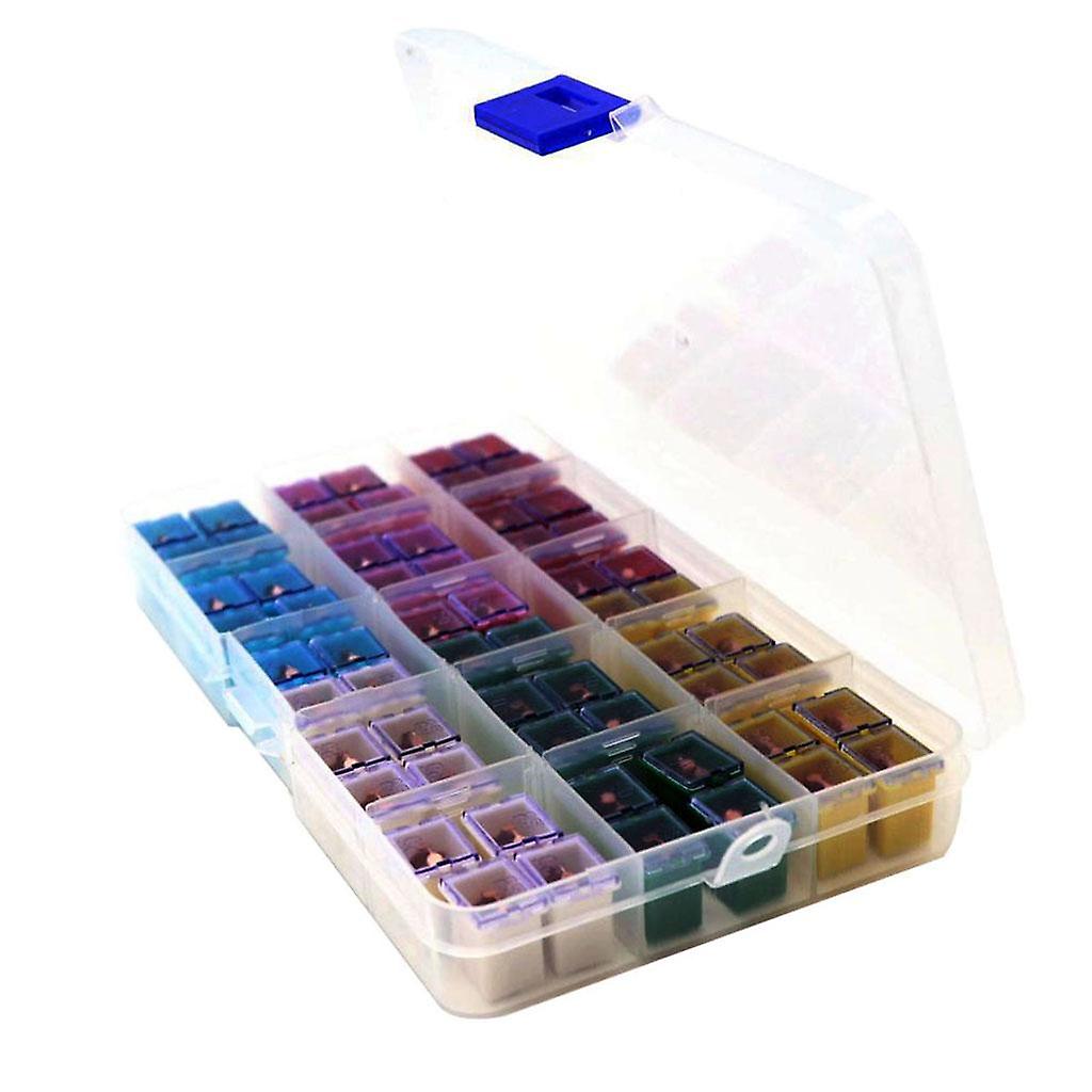 60pcs Car 32V F2829-Z JCASE Box Shaped Fuse Kit 20A 25A 30A 40A 50A 60A