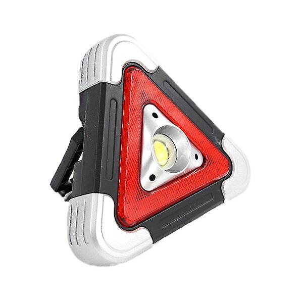 Led Cob Usb Solar Work Light Caution Lamp 5 Modes Outdoor Camping Emergency Lantern