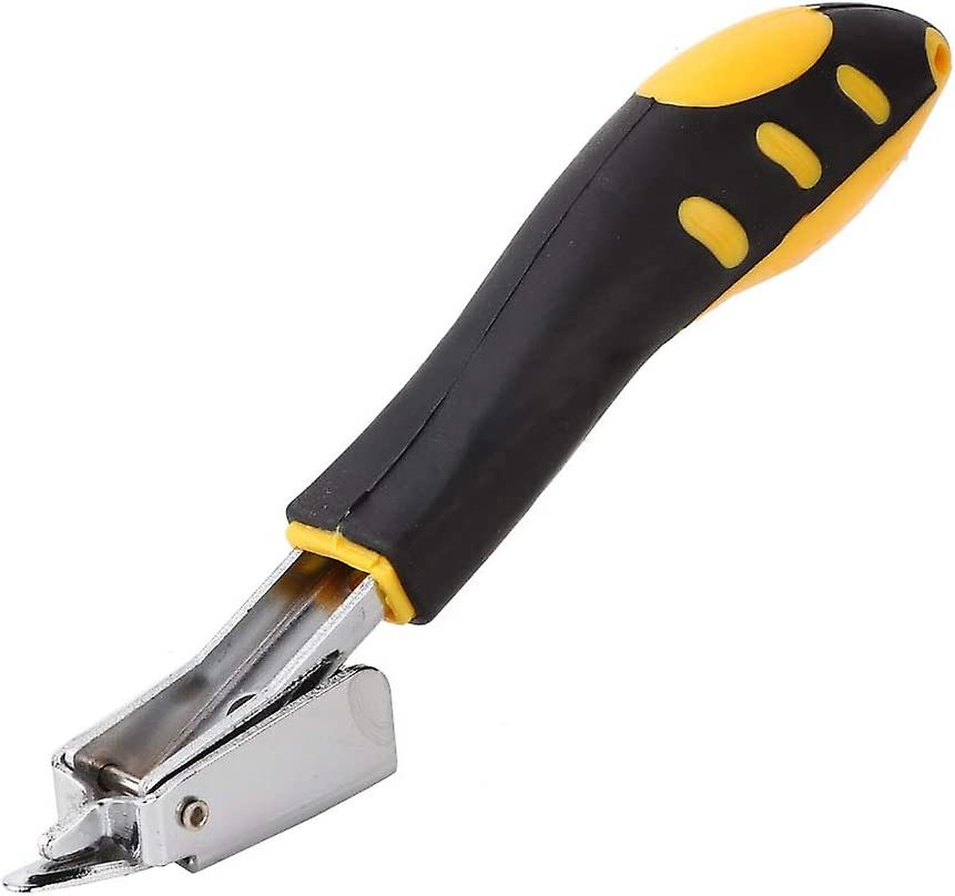 Nail Puller, Heavy Duty Upholstery Staple Puller with Rubber Grip, Screwdriver Removal Tool, Multi-Hand Tool for Furniture, Floor, Cardboard