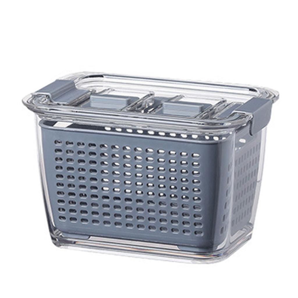 Practical Kitchen Storage Container Large Capacity Fridge Organizer Anti Dust