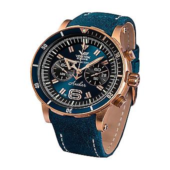 Herrenuhr Analog Quarz mit Rindsleder Armband 6S21-510O586