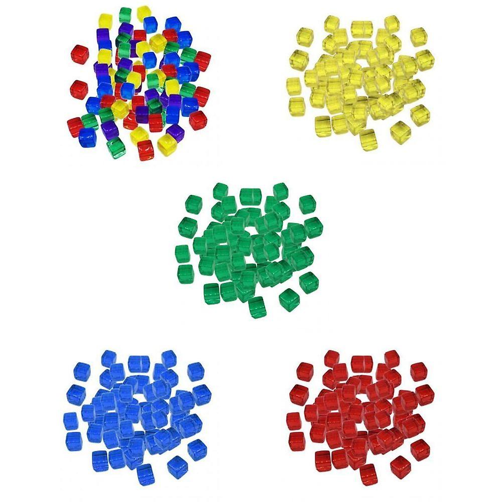 500pcs 10mm Dice Transparent Dice Game Dice For Dnd Game Hobby