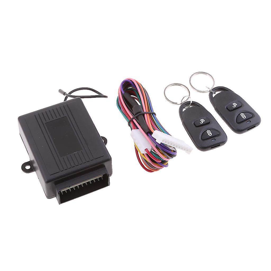 Auto Car Door Lock 2-Button Keyless Entry System Remote Central Control Kits