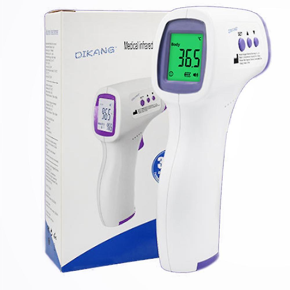 Heavy Duty Thermometer Infrared Forehead High Caliber Sensor No Contact With Lcd Display For Medical Offices