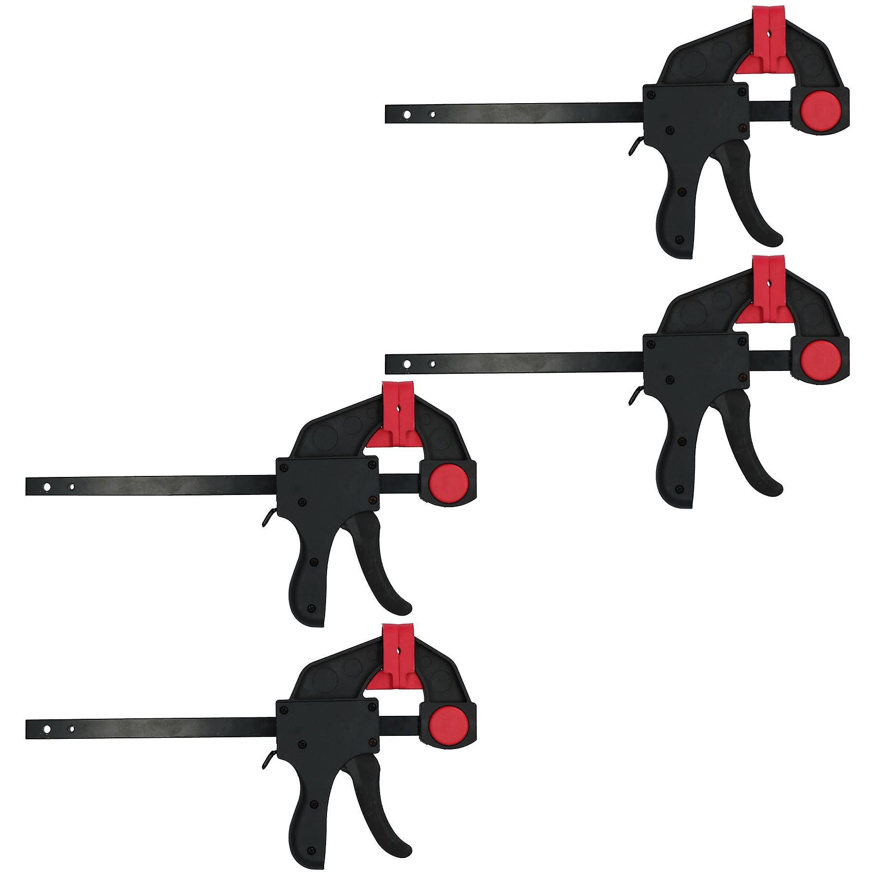 6" Quick Release Rapid Bar Clamp Holder Grip Spreader Speed Clamps 4 Pack