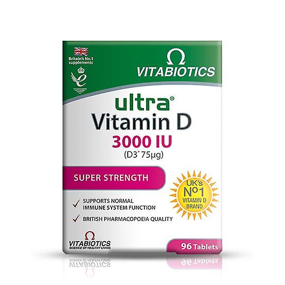 Vitabiotics Ultra Vitamin D3 3000 IU - 96 Tablets