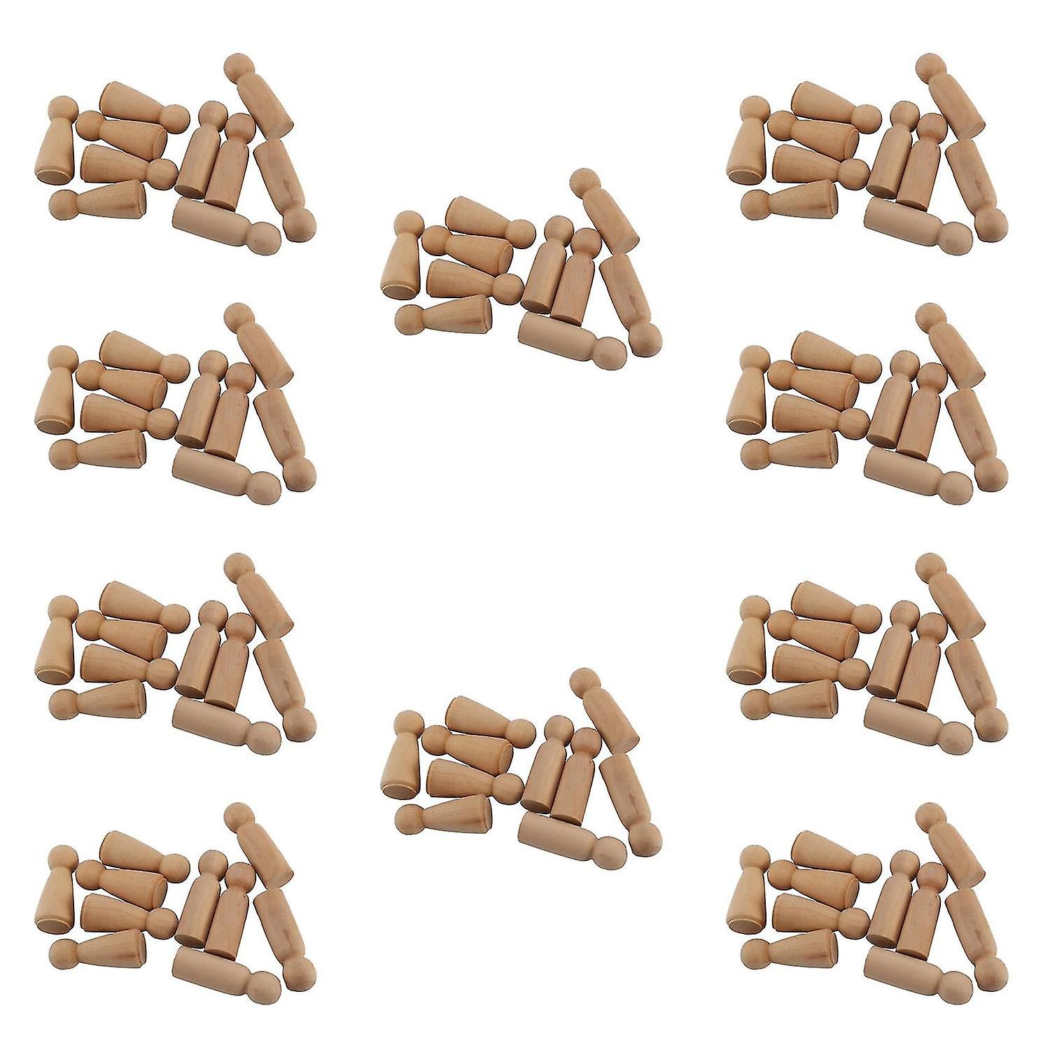 100 pezzi 65 mm Un Peg Dolls Tiny Doll Bodies Rats,