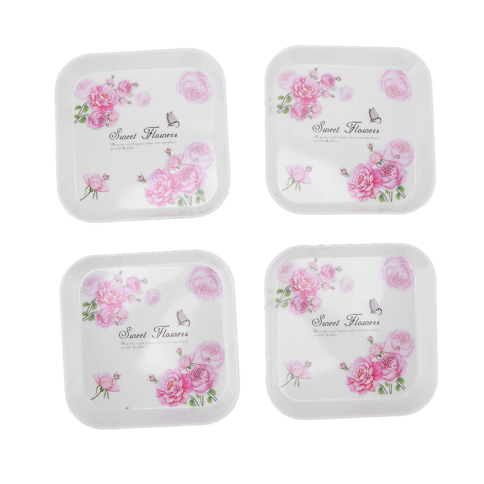 Versatile Melamine Dessert Plates for Home, School, or Restaurant Use