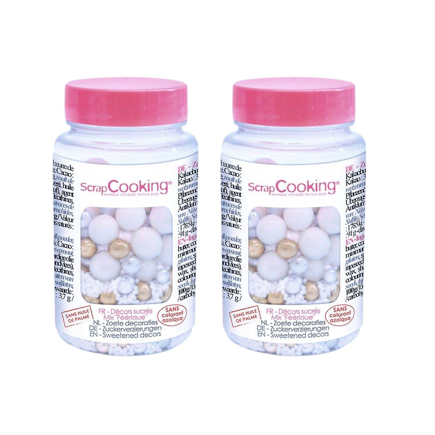 Pearls in golden, silver and white sugar 160 g