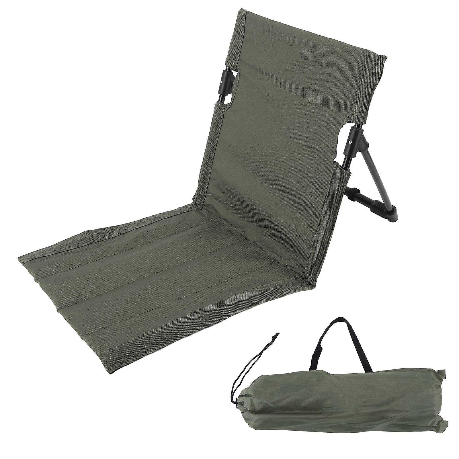 Outdoor Lounge Chair, Beach Lounge Chair, Portable Folding Beach Chair for Adults OD Green